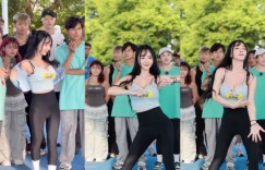 【EV女孩】明明就是大波霸！啦啦隊員《小珍奶》節目上爆乳熱舞好刺激