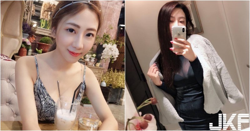 奶香四溢！白嫩美乳正妹「爆乳喝奶茶」！深V洋裝下「渾圓美胸」藏都藏不住！