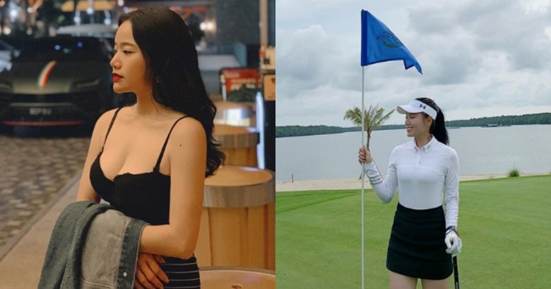 美豔長髮妹「張雪兒」環遊世界打高爾夫！打扮火辣誰看了不想一桿進洞～