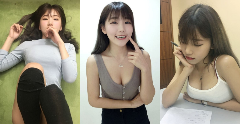 成人限定！「巨乳主持人」街頭訪問害羞問題　跳進傳送門直接被乳浪淹沒！