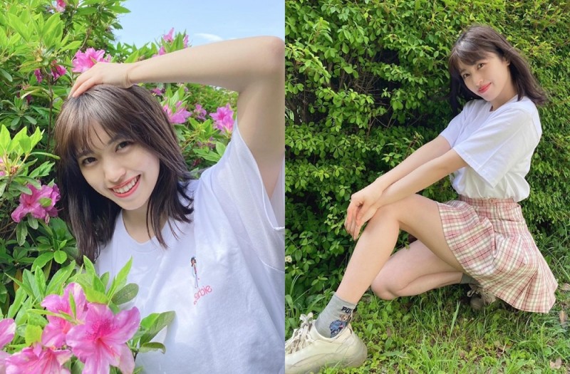 韓系巨乳小隻馬「村島未悠」透視襯衫兩顆白饅頭若隱若現　露齒燦笑更是萌到一個犯規