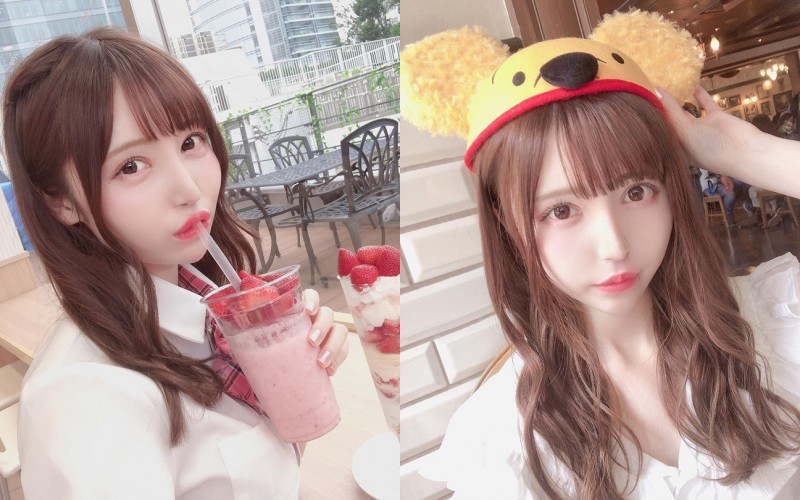 甜到蛀牙！菱角嘴萌系正妹「Yuinan?」嘟嘴喝飲料感覺超卡哇伊　難道這就是戀愛的感覺